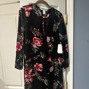 Full-length silk caftan